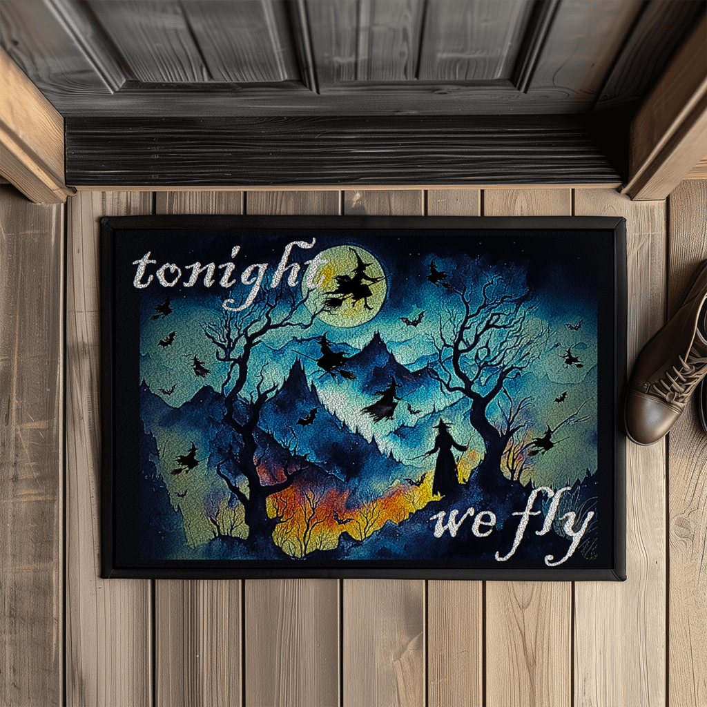 Fußmatte mit Gummirand - tonight we fly